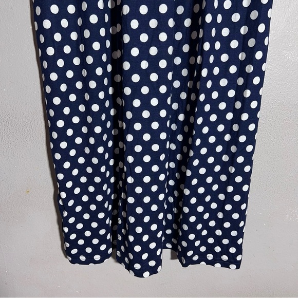 Euovmy Women's Sleeveless Dress Casual Loose Summer Maxi with Polka Dot Size S - Picture 3 of 12